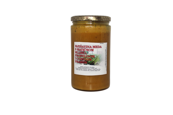 MIX-Med s matičnom mliječi, propolisom i cvjetnim prahom 200g/400g/800g - Slika 2